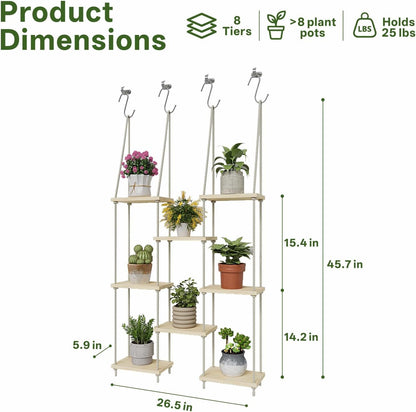 Bohemian Hand-Woven Hanging Shelves