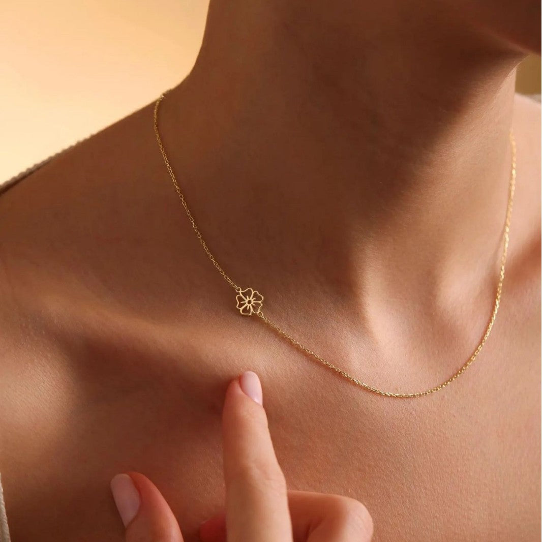 Birth Flower Necklace