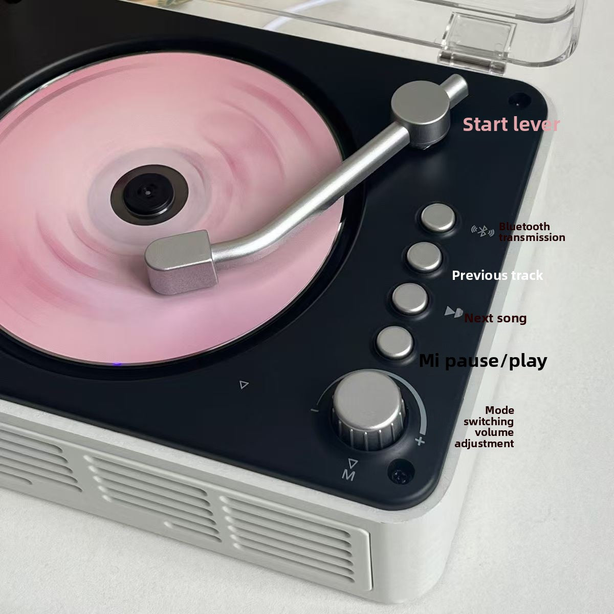 Retro Bluetooth CD Player/Speaker