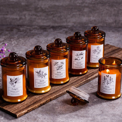 Scented soy wax candles