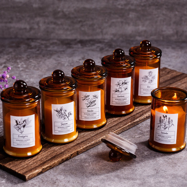 Scented soy wax candles